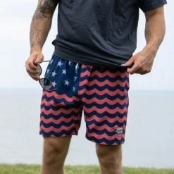 Lacrosse Unlimited Swim Dodge USA Wave Lacrosse Shorts -Lacrosse Unlimited Shop 7 1