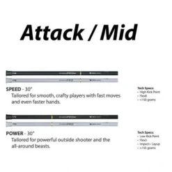 ECD Lacrosse ECD Carbon Pro 2.0 Lacrosse Shaft - Attack -Lacrosse Unlimited Shop attack