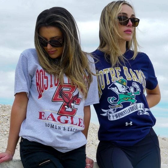 Lacrosse Unlimited Notre Dame Women's Lacrosse Tee 4 Lacrosse Unlimited Notre Dame Women's Lacrosse Tee - Image 2