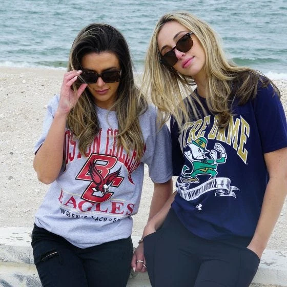 Lacrosse Unlimited Notre Dame Women's Lacrosse Tee 5 Lacrosse Unlimited Notre Dame Women's Lacrosse Tee - Image 3