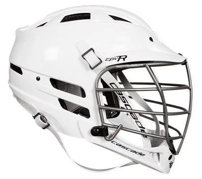 Cascade CPV-R Lacrosse Helmet (White Shell/Chrome Mask) 3 Cascade CPV-R Lacrosse Helmet (White Shell/Chrome Mask)