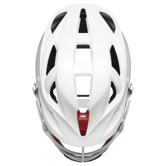 Cascade S Youth Lacrosse Helmet (White Shell/Chrome Mask) 8 Cascade S Youth Lacrosse Helmet (White Shell/Chrome Mask) - Image 6