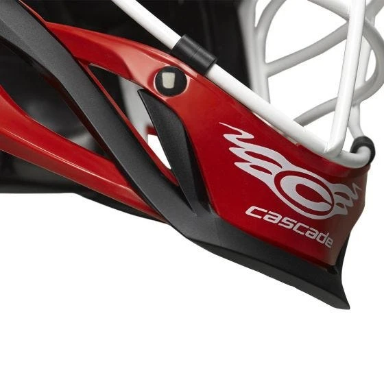 Cascade S Youth Lacrosse Helmet (White Shell/Chrome Mask) 5 Cascade S Youth Lacrosse Helmet (White Shell/Chrome Mask) - Image 3