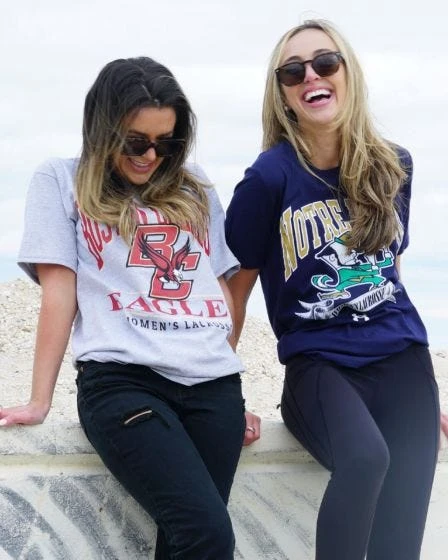 Lacrosse Unlimited Notre Dame Women's Lacrosse Tee 7 Lacrosse Unlimited Notre Dame Women's Lacrosse Tee - Image 5