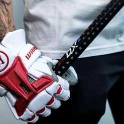 Warrior Evo QX2 Black USA Stars Lacrosse Shaft - Attack -Lacrosse Unlimited Shop evo qx2 usa 2