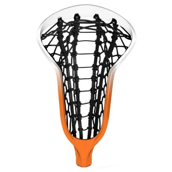 Lacrosse Unlimited White Orange Fade Girls Dyed Lacrosse Head 3 Lacrosse Unlimited White Orange Fade Girls Dyed Lacrosse Head