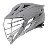 Cascade XRS Lacrosse Helmet (Matte Gray Shell/Chrome Facemask) -Lacrosse Unlimited Shop grey xrs helmet 1