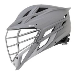 Cascade XRS Lacrosse Helmet (Matte Gray Shell/Chrome Facemask)