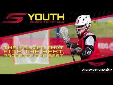Cascade S Youth Lacrosse Helmet (White Shell/Chrome Mask) 10 Cascade S Youth Lacrosse Helmet (White Shell/Chrome Mask) - Image 8