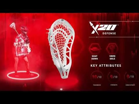 STX X20 Unstrung Lacrosse Head 8 STX X20 Unstrung Lacrosse Head - Image 6