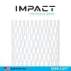 ECD Lacrosse Impact 12D Goalie Mesh - Semi-Soft -Lacrosse Unlimited Shop impact 12d white ss 1