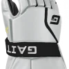 Gait Box Lacrosse Goalie Gloves -Lacrosse Unlimited Shop mens box glove white front 1
