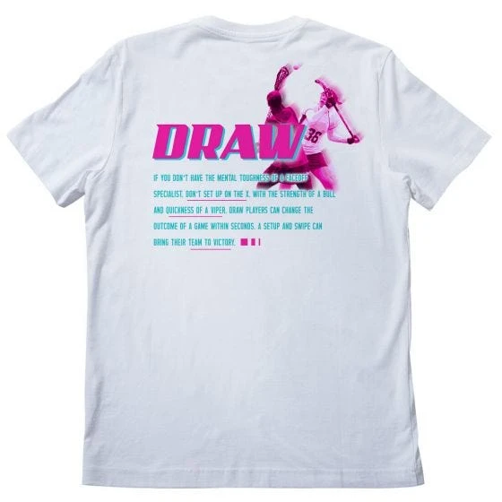 Lacrosse Unlimited Women's Position Lacrosse Tee - Draw 3 Lacrosse Unlimited Women's Position Lacrosse Tee - Draw