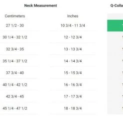 Q-Collar -Lacrosse Unlimited Shop qcollarsizing