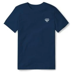 Lacrosse Unlimited Sam Swart Retro Player Tee -Lacrosse Unlimited Shop retro tee navy front 10