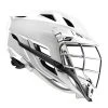 Cascade S Youth Lacrosse Helmet (White Shell/Chrome Mask) 1 Cascade S Youth Lacrosse Helmet (White Shell/Chrome Mask) -Lacrosse Unlimited Shop s youth 1