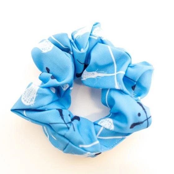 Lacrosse Unlimited Carolina Lacrosse Scrunchie 3 Lacrosse Unlimited Carolina Lacrosse Scrunchie