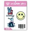 Lacrosse Unlimited UNLTD Girl's Lacrosse Sticker Pack -Lacrosse Unlimited Shop sticker pack girls 1 3
