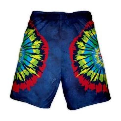 Lacrosse Unlimited Navy Tie Dye Lacrosse Shorts -Lacrosse Unlimited Shop tie dye back