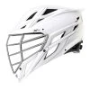 Cascade XRS Lacrosse Helmet (White Shell/Chrome Facemask) -Lacrosse Unlimited Shop xrs white helmet